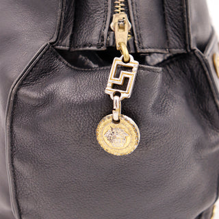 1992 Gianni Versace Original Miss SM Collection Gold  Medusa Handbag