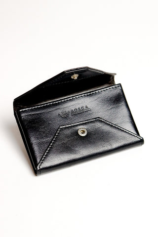 Chicago vintage gift set for him with vintage Bosca black leather envelope card holder