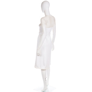 1960s Andre Courreges Space Age White Rare Vintage Dress