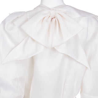 1995 Christian Lacroix Silk Organza Blouse Deadstock with Original Tags & Bow