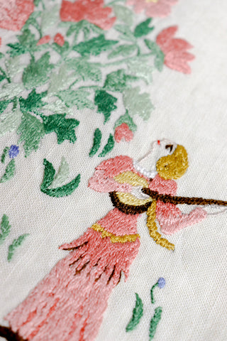 Baroness Rapisardi Florence Hand Embroidered Vintage Guest Towel
