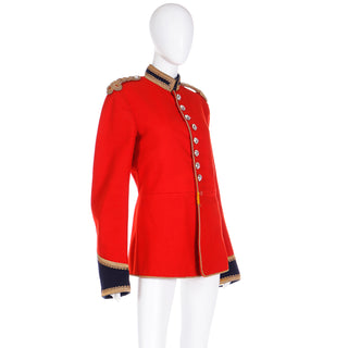 Royal Horse Guard Bandsman & Trumpeter Red Wool Jacket w Epaulettes England