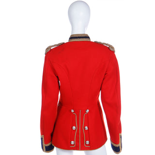 Royal Horse Guard Bandsman & Trumpeter Red Wool Jacket w Epaulettes Made in England
