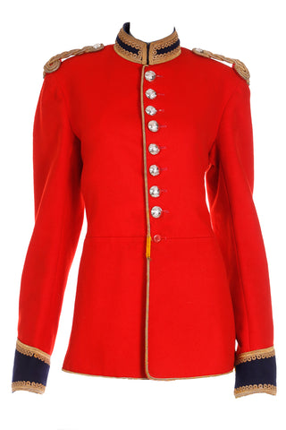 Royal Horse Guard Bandsman & Trumpeter Red Wool Jacket w Epaulettes