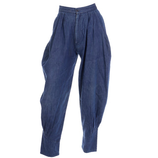 Jag Australia 1980s Denim Vintage Jodhpur Style High Waisted Jeans