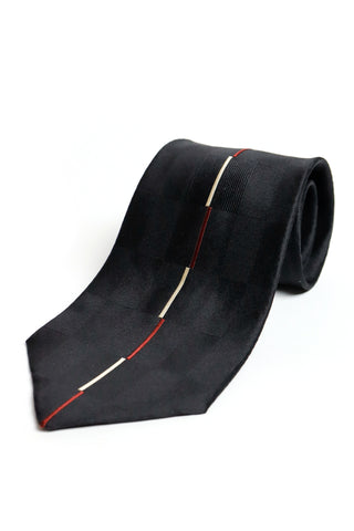 2000s Deadstock Yohji Yamamoto Silk Minimalist Mens Necktie w/Tag