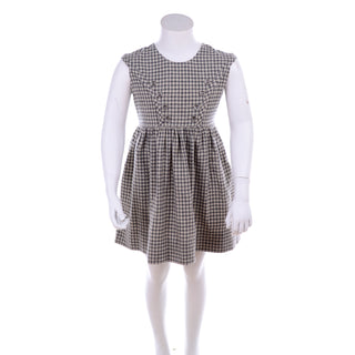 Little Girl's Gail Berk Carey Woolens Vintage Gray Check Dress