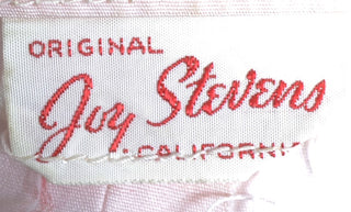 1950's Vintage Joy Stevens Pink Top with Lace Up Sleeves - Dressing Vintage