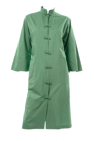 Vintage Green Cotton Housecoat