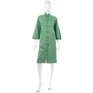 Asian Inspired Green Housecoat Robe
