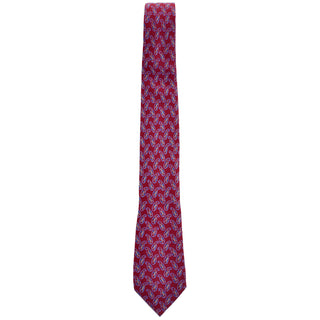 Gianni Versace vintage 80's 3" silk paisley necktie