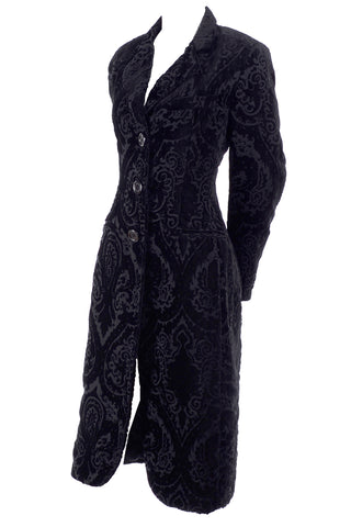 Cut velvet evening coat Dolce & Gabbana