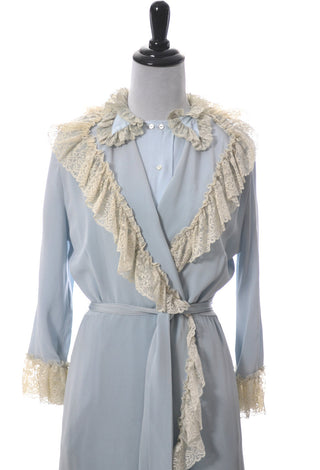 Vintage Iris Lingerie Co. Sylvia Pedlar peignoir nightgown and robe - Dressing Vintage