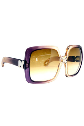 1970's Nina Ricci Ombre Purple Sunglasses