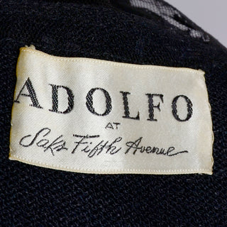 1970's Adolfo label from Saks Fifth Avenue