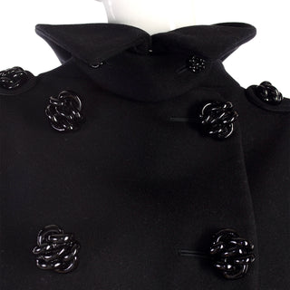 Alexander McQueen double breasted short sleeve jacket cape