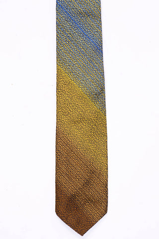 1950s Angelo Correlli Metallic Gradient Narrow Silk Necktie