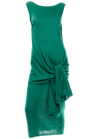 Angelo Tarlazzi vintage green stretch knit dress