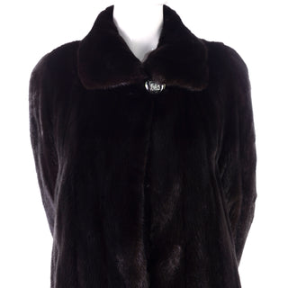 Blackglama Dark Brown/Black Ranch Mink Vintage Fur Coat