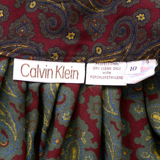 Calvin Klein Paisley Western Skirt