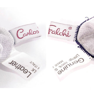 Carlos Falchi Glove Label
