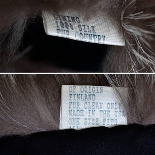 Carolina Herrera Silver Fox Fur Stole With Silk Lining - Dressing Vintage