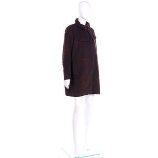 1980s Vintage Christian Lacroix Coat With Bow & Topstitching