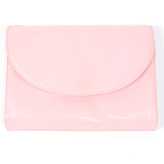 Deadstock Pink Leather Envelope Clutch handbag or Shoulder Bag with tags