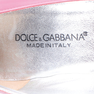 2000s Dolce & Gabbana Vintage Dusty Purple Pink Pointed Toe Buckle Shoes