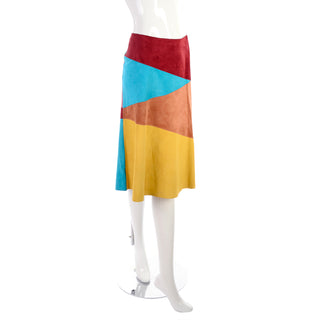 Dolce & Gabbana Patchwork Suede vintage Skirt