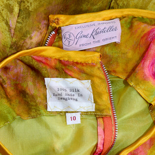 Gene Kristeller from the Orient Made in Hong Kong vintage dress