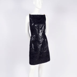 Deadstock Gianni Versace sleeveless lace black dress