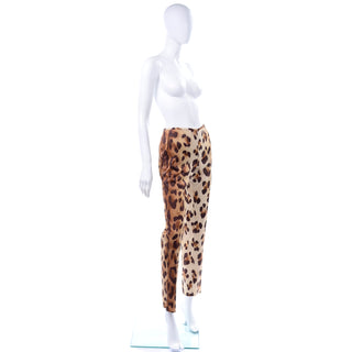 Gianni Versace Couture Vintage Ombre Animal Print Pants