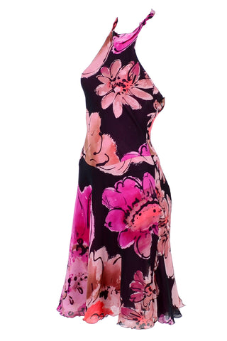 Floral Versace halter dress