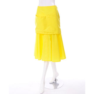Bright Yellow Gianni Versace Deadstock Skirt