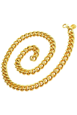 Vintage Givenchy thick gold chain necklace