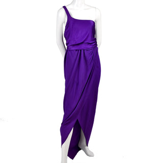 Vintage Halston Purple Dress