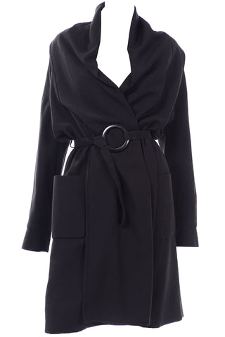Isaac Mizrahi Vintage Black Coat