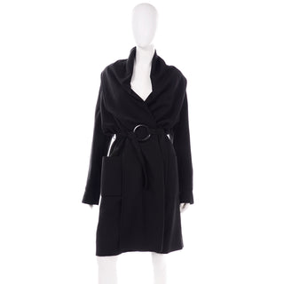 Isaac Mizrahi Vintage Black Coat 1990s
