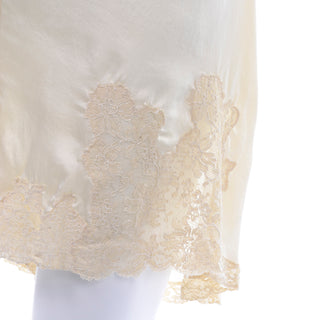 1930's Champagne Silk & Lace Vintage Tap Shorts