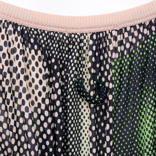Vintage Jean Paul Gaultier Maille Femme Photograph Dot Print Dress sleeveless