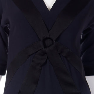 1990s Jean Paul Gaultier Femme Bondage Inspired Vintage Dress Unique Detail