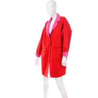 Kate Spade Red coat pink lining