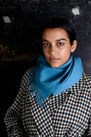 Blue Cashmere unisex cashmere Burberry scarf
