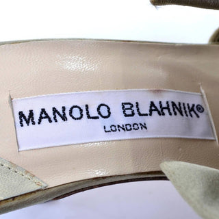 1980's Manolo Blahnik London Label