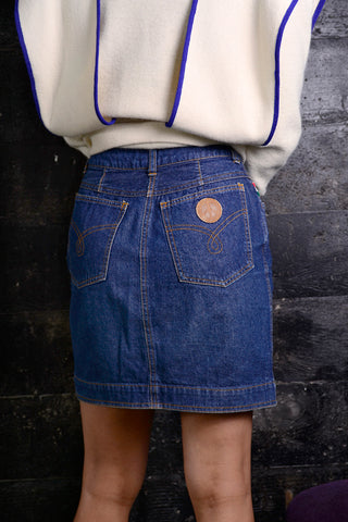 ON HOLD / 1990's Moschino Denim Mini Skirt 4/6