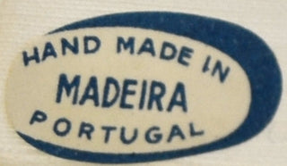 Madeira Vintage Monogrammed N Handkerchief Something Blue w/tag - Dressing Vintage