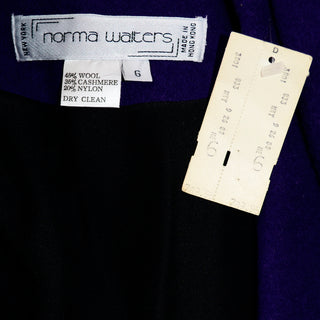 Deadstock Norma Walters Deadstock Vintage purple jacket