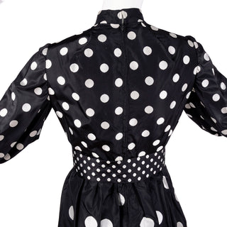 Norman Norell multi sized polka dot dress