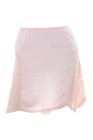 1940's Pink Silk & Lace Tap Shorts Undergarments Small